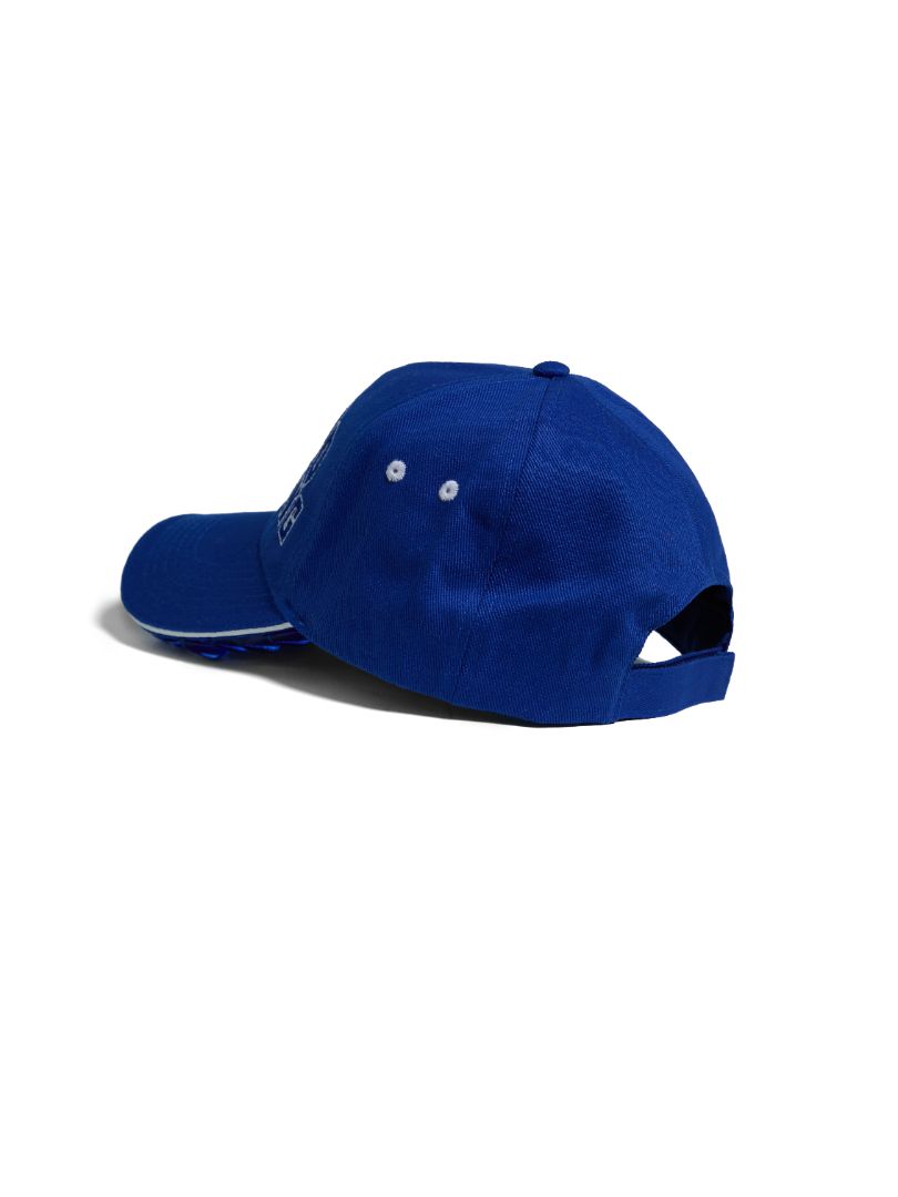 Beaded Trucker Hat - Blue