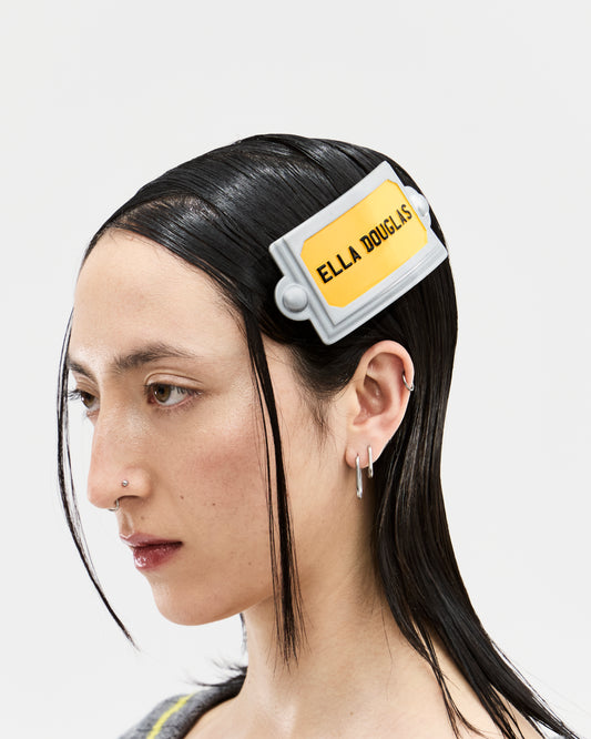 XL Name Badge Hairclip