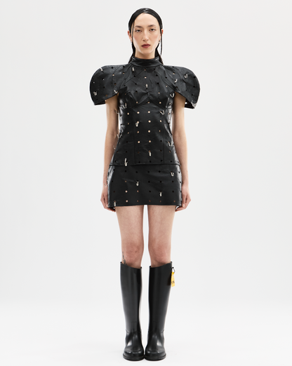 Leather Hook Top